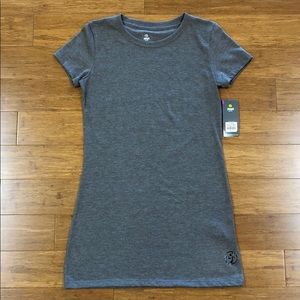 NWT Retired Zumba Gray One More Dance Bubble Tee
